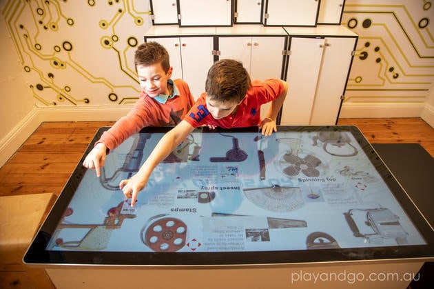 Unley museum touchscreen app 1
