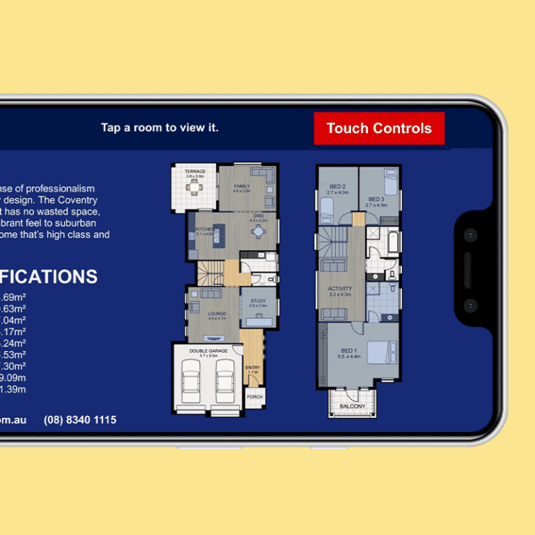 Sterling Homes virtual tour app 3